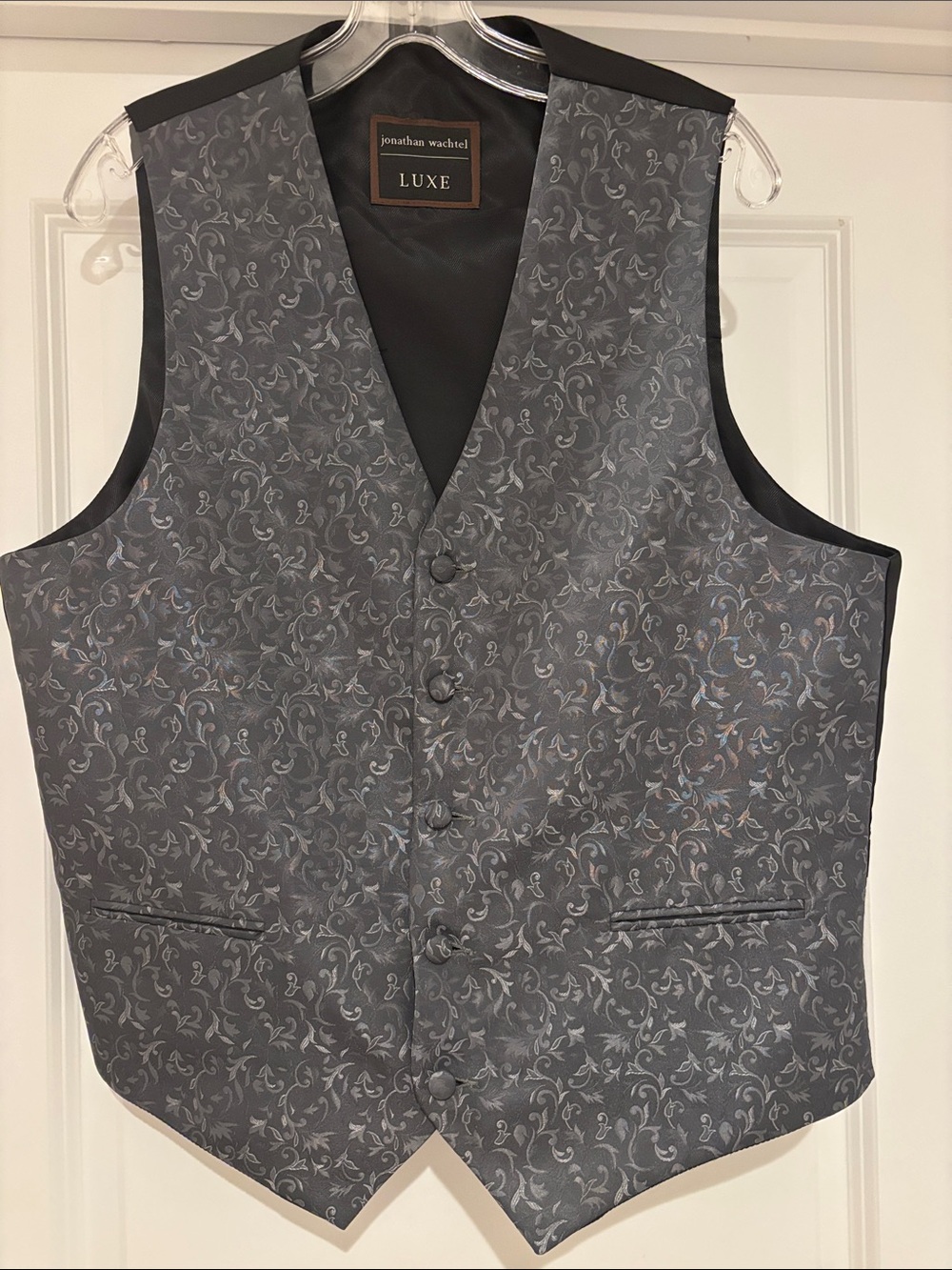 Formal Grey Vest with Bow tie
